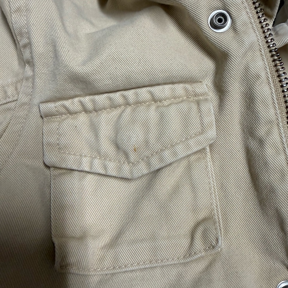 3/$20šSALE! Baby Gap Khaki Cotton Field Jacket - Picture 6 of 6